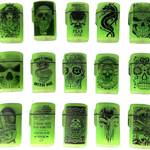 Glow In The Dark Flip Top Torch Lighter - 15 Pieces Per Retail Ready Display 23602 SMOKEZILLA