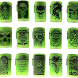 Glow In The Dark Flip Top Torch Lighter - 15 Pieces Per Retail Ready Display 23602 SMOKEZILLA