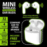 Wireless Earbuds Mini with Case - 6 Pieces Per Retail Ready Display 23604 GADGET GEAR