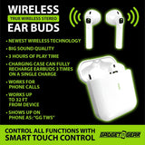 Wireless Earbuds with Case - 6 Pieces Per Retail Ready Display 23635 GADGET GEAR