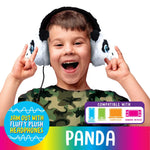 Wired Headphones Travel Pals Kids Plush with Retractable Cord - 4 Pieces Per Retail Ready Display 23699 KIPP BROTHERS
