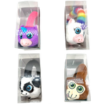 Wired Headphones Travel Pals Kids Plush with Retractable Cord - 4 Pieces Per Retail Ready Display 23699 KIPP BROTHERS