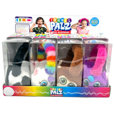 Wired Headphones Travel Pals Kids Plush with Retractable Cord - 4 Pieces Per Retail Ready Display 23699 KIPP BROTHERS
