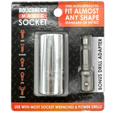 Magic Socket Tool with Drill Adapter - 6 Pieces Per Retail Ready Display 23709 ROUGHNECK
