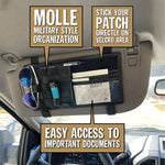 MOLLE Nylon Visor Velcro Pouch Organizer - 6 Pieces Per Retail Ready Display 23711 TAC GEAR