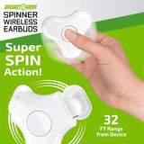 Wireless Earbuds with Fidget Spinner Case - 6 Pieces Per Retail Ready Display 23712 GADGET GEAR