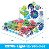 Friction Toy Car Light Up Assortment - 12 Pieces Per Display 23745 KIPP BROTHERS