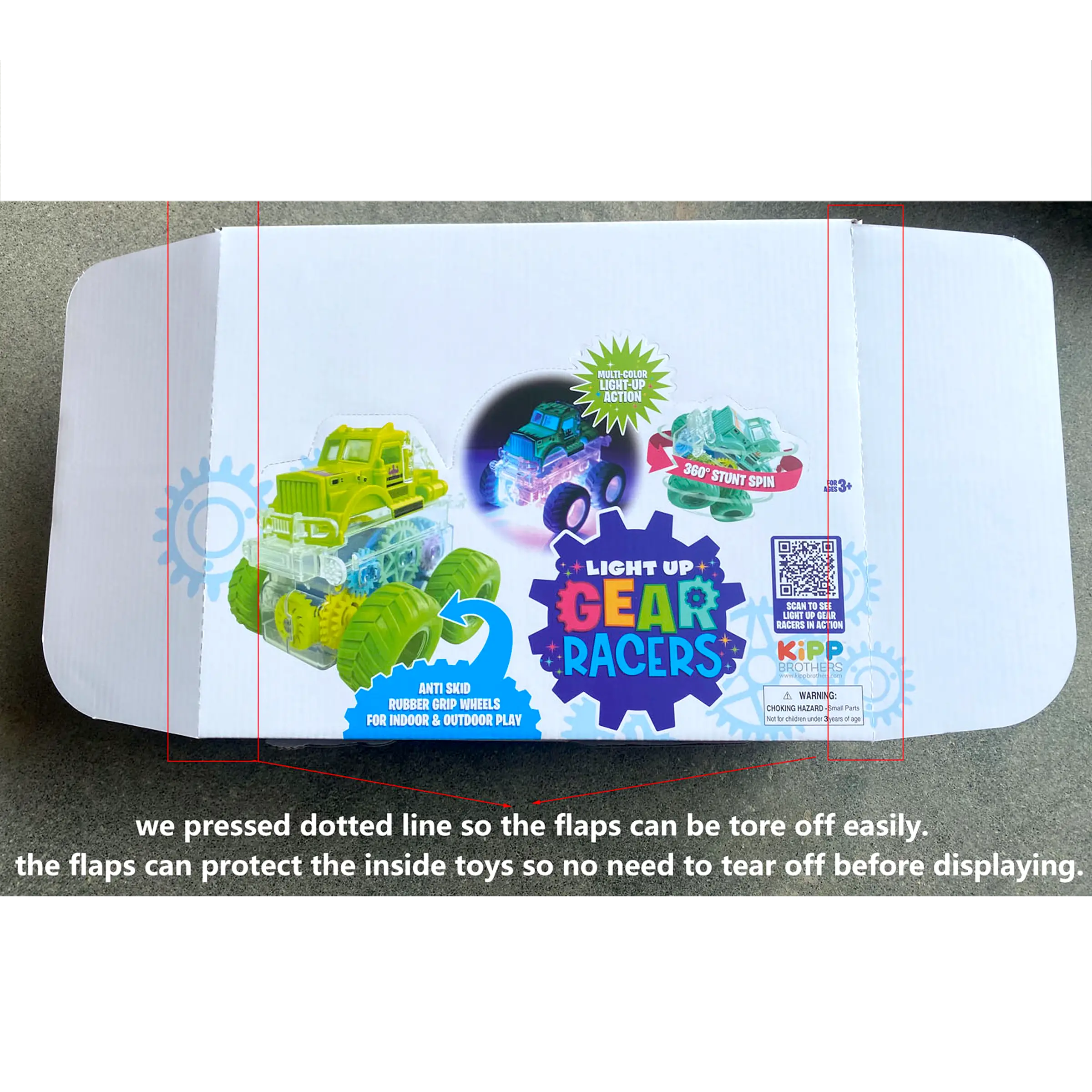 Friction Toy Car Light Up Assortment - 12 Pieces Per Display 23745 KIPP BROTHERS