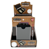 Canvas RFID Block Slim Wallet - 6 Pieces Per Retail Ready Display 23746 ROUGHNECK