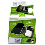 Wireless 3 in 1 Charging Travel Station - 4 Pieces Per Retail Ready Display 23754 GADGET GEAR