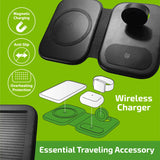 Wireless 3 in 1 Charging Travel Station - 4 Pieces Per Retail Ready Display 23754 GADGET GEAR