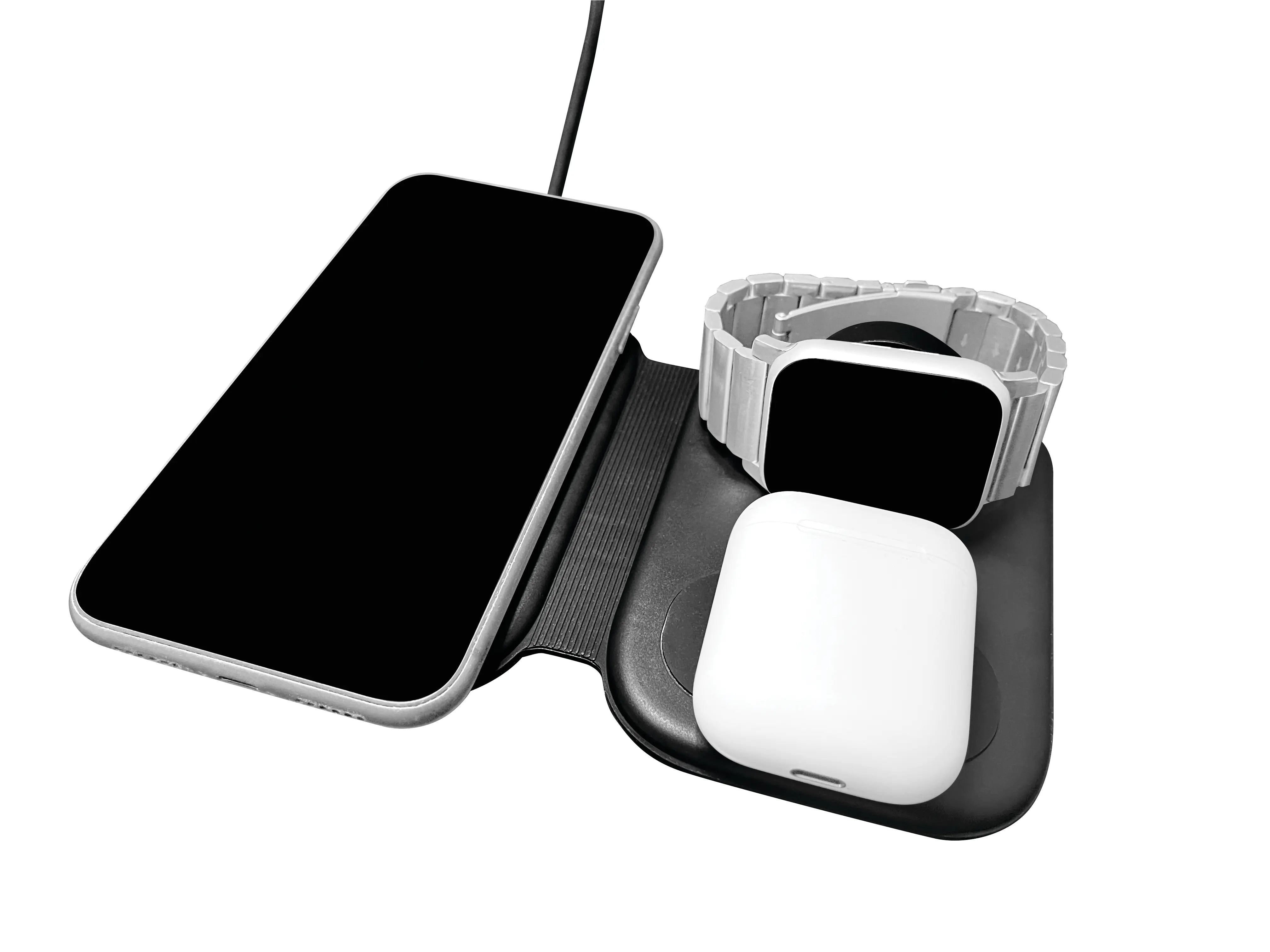 Wireless 3 in 1 Charging Travel Station - 4 Pieces Per Retail Ready Display 23754 GADGET GEAR