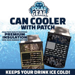 Patriotic Neoprene Can and Bottle Cooler with Patch - 6 Per Retail Ready Display 23761 POLAR GEAR