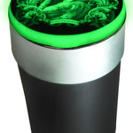 Glow in The Dark Printed Lid Butt Bucket Ashtray with LED Light - 6 Per Retail Ready Display 22634 SMOKEZILLA
