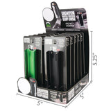 Metal Lighter Clip Case with Bottle Opener - 12 Pieces Per Retail Ready Display 23816 SMOKEZILLA