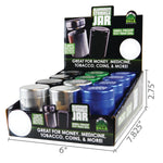 Smell Proof Metal Storage Jar - 12 Pieces Per Retail Ready Display 23864 SMOKEZILLA