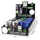 Smell Proof Metal Storage Jar - 12 Pieces Per Retail Ready Display 23864 SMOKEZILLA