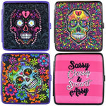 Metal Cigarette Case with Rhinestone Design - 8 Pieces Per Retail Ready Display 23890 SMOKEZILLA