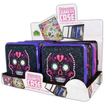 Metal Cigarette Case with Rhinestone Design - 8 Pieces Per Retail Ready Display 23890 SMOKEZILLA