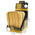 Bamboo Wood Roll Tray - 6 Pieces Per Retail Ready Display 23892 SMOKEZILLA