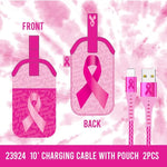 Breast Cancer Awareness Pink Assortment Floor Display - 84 Pieces Per Retail Ready Display 88474 NOVELTY INC