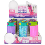 Metal Lighter Case Key Chain with Clip - 12 Pieces Per Retail Ready Display 23929 NOVELTY INC