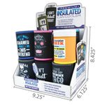 Neoprene Can and Bottle Cooler - 12 Per Retail Ready Display 23937 POLAR GEAR