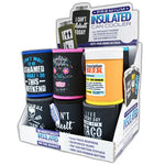Neoprene Can and Bottle Cooler - 12 Per Retail Ready Display 23937 POLAR GEAR