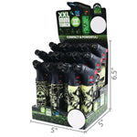 Glow in The Dark XXL Thin Torch Lighter - 18 Pieces Per Retail Ready Display 23948 SMOKEZILLA