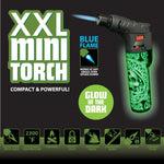 Glow in The Dark XXL Thin Torch Lighter - 18 Pieces Per Retail Ready Display 23948 SMOKEZILLA