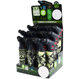 Glow in The Dark XXL Thin Torch Lighter - 18 Pieces Per Retail Ready Display 23948 SMOKEZILLA