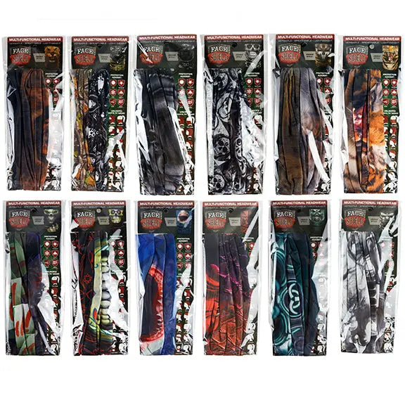 Tube Face Covering 12 Pieces Per Retail Ready Display 23949 NOVELTY INC