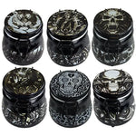 Glow in The Dark Glass Storage Jar - 6 Pieces Per Retail Ready Display 23960 SMOKEZILLA