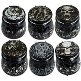 Glow in The Dark Glass Storage Jar - 6 Pieces Per Retail Ready Display 23960 SMOKEZILLA