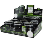 Glow in The Dark Glass Storage Jar - 6 Pieces Per Retail Ready Display 23960 SMOKEZILLA