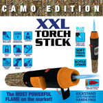 Camo Torch Tower – 3 Tier Metal Countertop Assortment - 39 Pieces Per Retail Ready Display 88671 TORCH BLUE