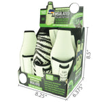 Neoprene Glow in The Dark Bottle Suit Cooler with Cigarette Pouch - 6 Pieces Per Retail Ready Display 24208 POLAR GEAR