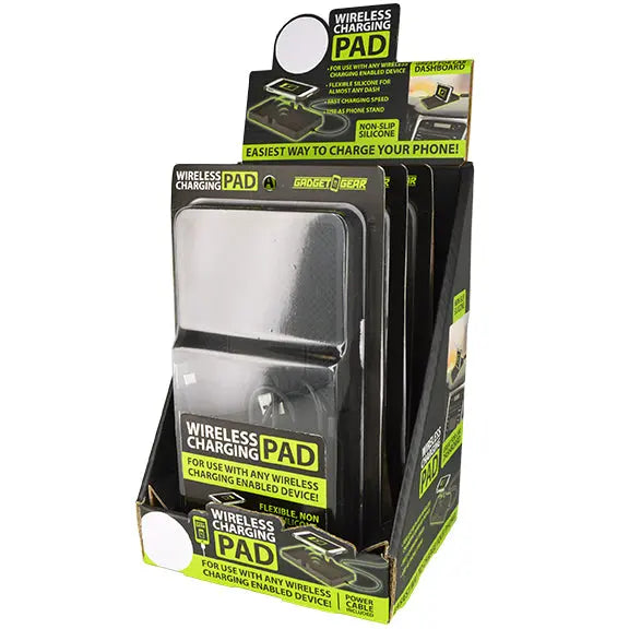 Wireless Charging Dashboard Pad - 4 Pieces Per Retail Ready Display 24210 GADGET GEAR