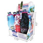Neoprene Rhinestone Bottle Suit Cooler - 6 Per Retail Ready Display 24636 POLAR GEAR