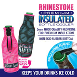 Neoprene Rhinestone Bottle Suit Cooler - 6 Per Retail Ready Display 24636 POLAR GEAR