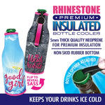 Neoprene Rhinestone Bottle Suit Cooler - 6 Per Retail Ready Display 24638 POLAR GEAR