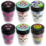 3D Molded Sugar Skull Butt Bucket Ashtray - 6 Pieces Per Retail Ready Display 24709 SMOKEZILLA