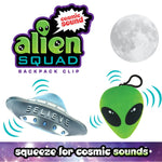 Alien Backpack Clip with Sound - 6 Pieces Per Retail Ready Display 24748 NOVELTY INC