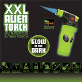 Glow In The Dark Molded Alien XXL Torch Lighter - 12 Pieces Per Retail Ready Display 24811