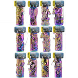 Metal Rainbow Mystic Lighter Case with Bottle Opener- 12 Pieces Per Retail Ready Display 24829 SMOKEZILLA