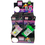 Iridescent Lighter Case Key Chain with Patch - 12 Pieces Per Retail Ready Display 24841 SMOKEZILLA