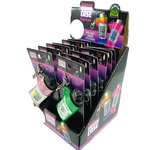 Iridescent Lighter Case Key Chain with Patch - 12 Pieces Per Retail Ready Display 24841 SMOKEZILLA