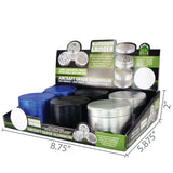 Metal 4 Piece Grinder 63Mm - 6 Pieces Per Retail Ready Display 24865 SMOKEZILLA