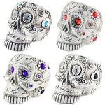 3D Sugar Skull Ashtray - 4 Pieces Per Retail Ready Display 24879 SMOKEZILLA