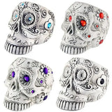 3D Sugar Skull Ashtray - 4 Pieces Per Retail Ready Display 24879 SMOKEZILLA